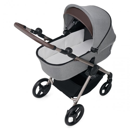 Anex IQ Premium 2 in 1 Pram Plus Lightweight Buggy, Pure Grey