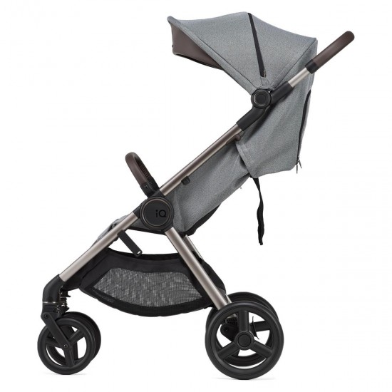 Anex IQ Premium 2 in 1 Pram Plus Lightweight Buggy, Pure Grey