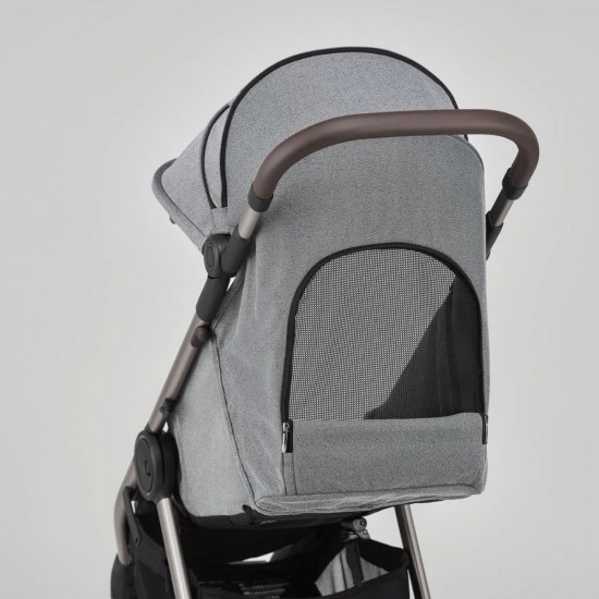 Anex IQ Premium 2 in 1 Pram Plus Lightweight Buggy, Pure Grey