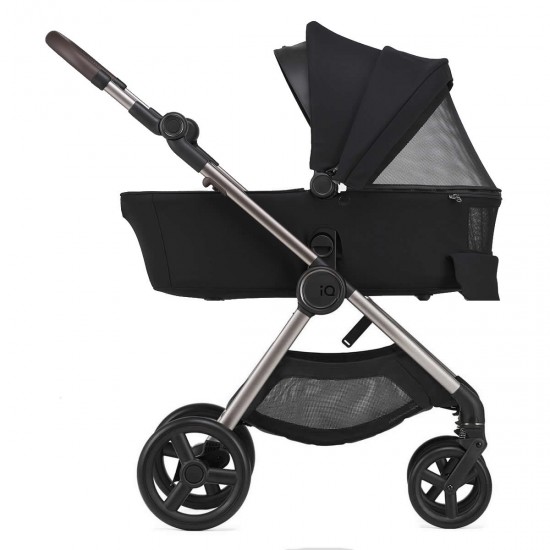 Anex IQ Premium 2 in 1 Pram Plus Lightweight Buggy, Smokey Black