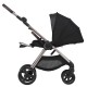 Anex IQ Premium 2 in 1 Pram Plus Lightweight Buggy, Smokey Black