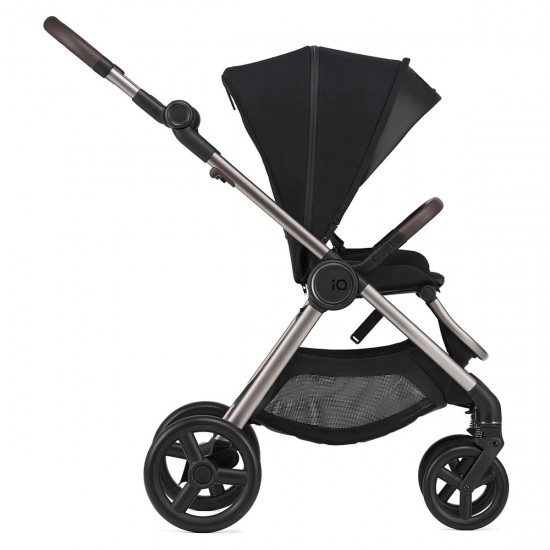 Anex IQ Premium 2 in 1 Pram Plus Lightweight Buggy, Smokey Black