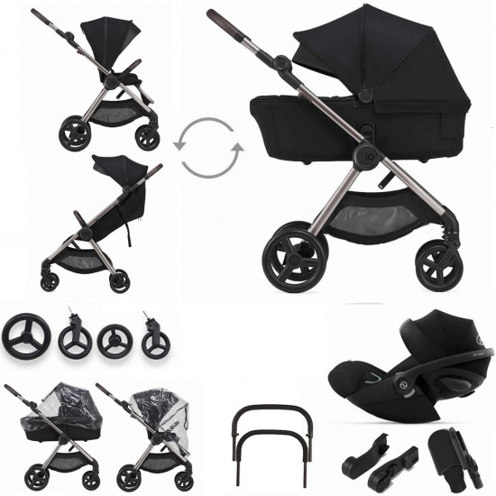 Anex IQ Premium 3 in 1 Cloud G Travel System, Smokey Black