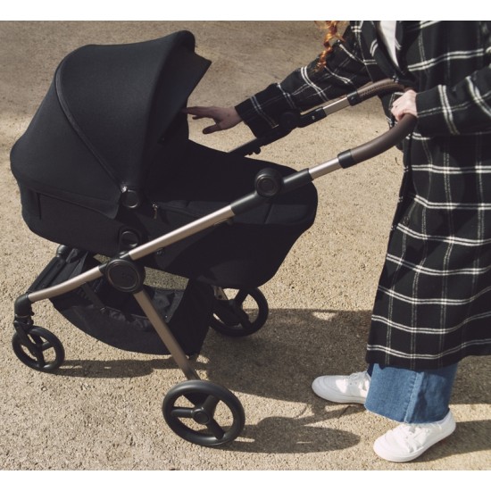 Anex IQ Premium 2 in 1 Pram Plus Lightweight Buggy, Smokey Black