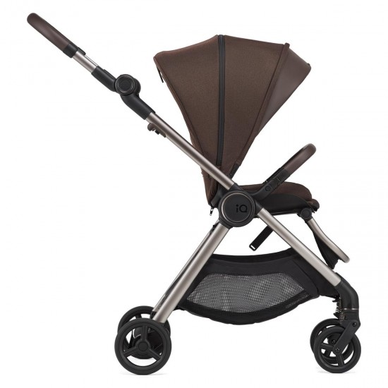 Anex IQ Premium 2 in 1 Pram Plus Lightweight Buggy, Teddy Brown