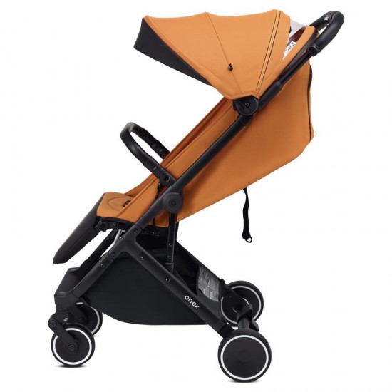 Anex Air-X Premium 4 Piece Compact Stroller Bundle, Toffee