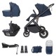 Babymore Chia Coco Isofix Travel System Bundle, Midnight Blue