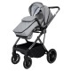 Babymore Chia Pecan Isofix Travel System Bundle, Pearl Grey