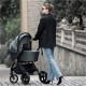 Babymore Kai Pram & Pushchair Bundle, Forest Grey