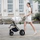 Babymore Kai Pram & Pushchair Bundle, Sandstone