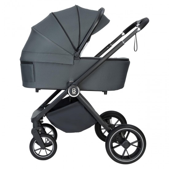 Babymore Kai Pecan Isofix Travel System Bundle, Forest Grey