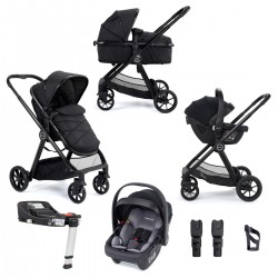 Babymore Mimi Coco with Base Travel System - Black