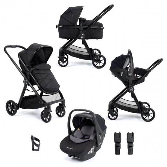 Babymore Mimi Pecan i-Size Travel System, Black