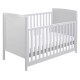 Babymore Milo Drop Side Cot Bed, Grey