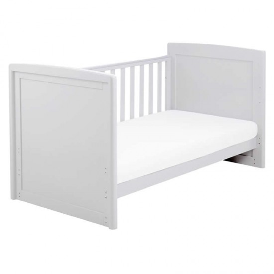 Babymore Milo Drop Side Cot Bed, Grey