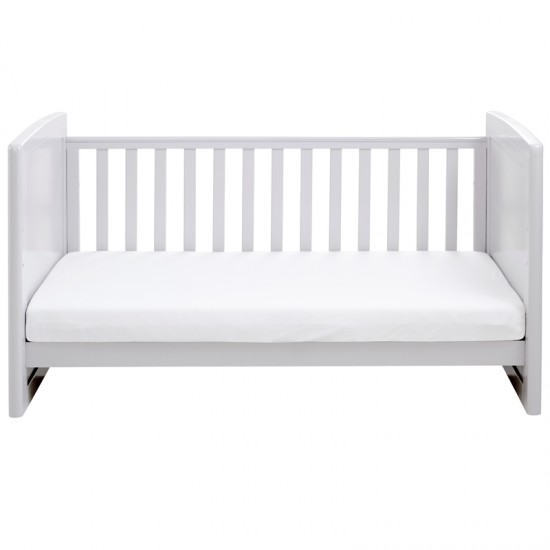 Babymore Milo Drop Side Cot Bed, Grey