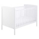 Babymore Milo Drop Side Cot Bed, White