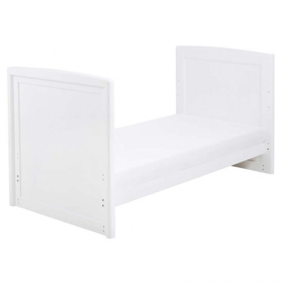 Babymore Milo Drop Side Cot Bed, White