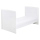 Babymore Milo Drop Side Cot Bed, White