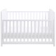 Babymore Milo Drop Side Cot Bed, White