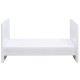 Babymore Milo Drop Side Cot Bed, White