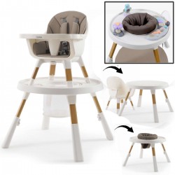 Babystyle Oyster 4 in 1 Highchair + FREE Activity Play Set, Mink