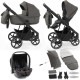 Babystyle Prestige Vogue 12 Piece Travel System Bundle, Black/Mountain