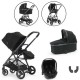 Babystyle Oyster Gravity+ 4 Piece Travel System Package, Black Olive