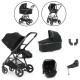 Babystyle Oyster Gravity+ 5 Piece Travel System Package, Black Olive