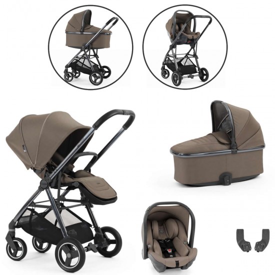 Babystyle Oyster Gravity+ 4 Piece Travel System Package, Mink