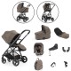 Babystyle Oyster Gravity+ 9 Piece Travel System Package, Mink