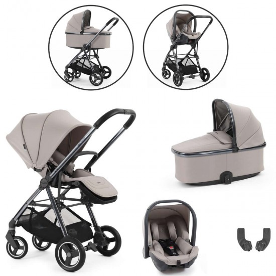 Babystyle Oyster Gravity+ 4 Piece Travel System Package, Stone