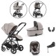 Babystyle Oyster Gravity+ 5 Piece Travel System Package, Stone