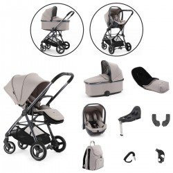 Babystyle Oyster Gravity+ 9 Piece Travel System Package, Stone