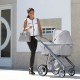 Bebecar Prive Via+ Duo 2 in 1 Pram + Raincover & LA3 Safety Kit, Grey Shimmer