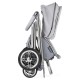 Bebecar Prive Via+ Duo 2 in 1 Pram + Raincover & LA3 Safety Kit, Grey Shimmer