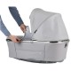 Bebecar Prive Via+ Duo 2 in 1 Pram + Raincover & LA3 Safety Kit, Grey Shimmer