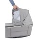 Bebecar Prive Via+ Duo 2 in 1 Pram + Raincover & LA3 Safety Kit, Grey Shimmer