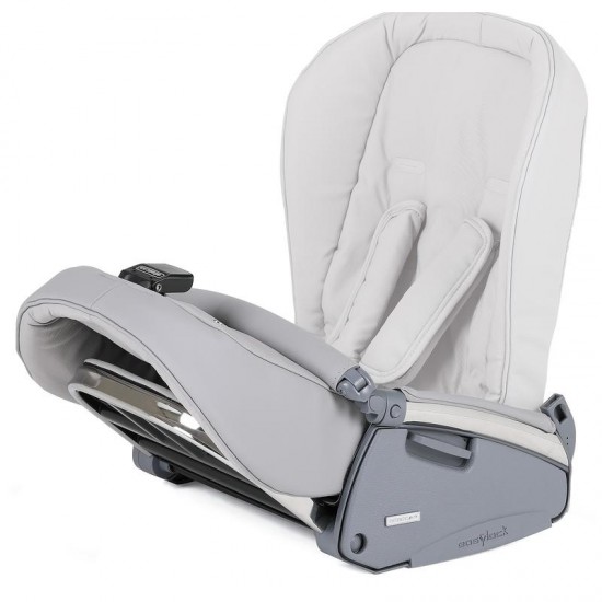 Bebecar Prive Via+ Duo 2 in 1 Pram + Raincover & LA3 Safety Kit, Grey Shimmer