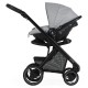 Bebecar Pack Prow+ Travel System + Car Seat, Raincover, Light Grey/Black