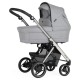 Bebecar Pack Prow+ Travel System + Car Seat, Raincover, Light Grey/Chrome