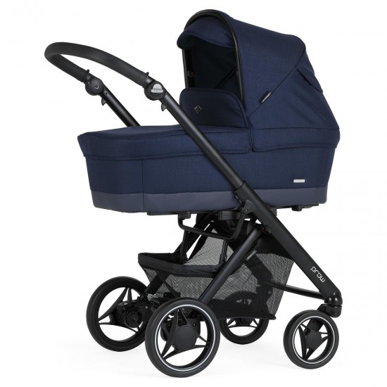 Bebecar Pack Prow+ Travel System + Car Seat, Raincover, Navy/Black