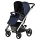 Bebecar Pack Prow+ Travel System + Car Seat, Raincover, Navy/Chrome