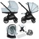 Bebecar Flowy Trio 3 in 1 Travel System + Raincover, Blue