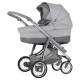 Bebecar Ip-Op Classic XL Trio 3 in 1 Travel System + Lie Flat Car Seat & FREE Christmas Gift, Pewter