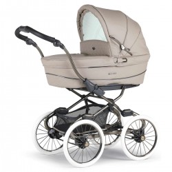 Bebecar Stylo Class+ 2 in 1 Pram + Raincover, FREE Bag & Christmas Gift, Autumn Beige