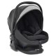 Bebecar Prive Ip-Op XL Trio 3 in 1 Travel System + Lie Flat Car Seat, Raincover & Bag, Black Glitter