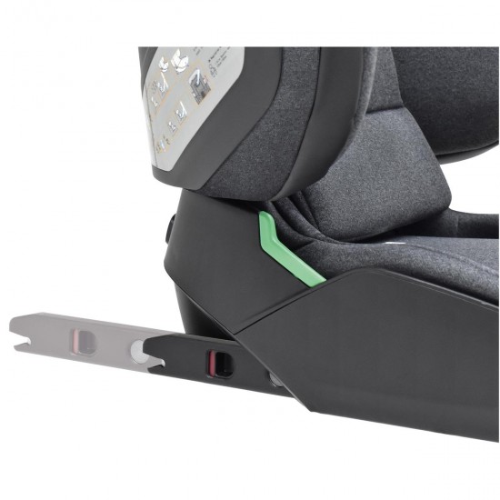 Bebecar Multi Fold i-Size Car Seat 100-150cm, 4-12 Years, Black/Grey