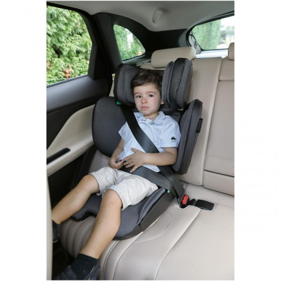 Bebecar Multi Fold i-Size Car Seat 100-150cm, 4-12 Years, Black/Grey