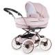 Bebecar Prive Stylo Class+ 2 in 1 Pram + Raincover & FREE Bag, Woven Pink